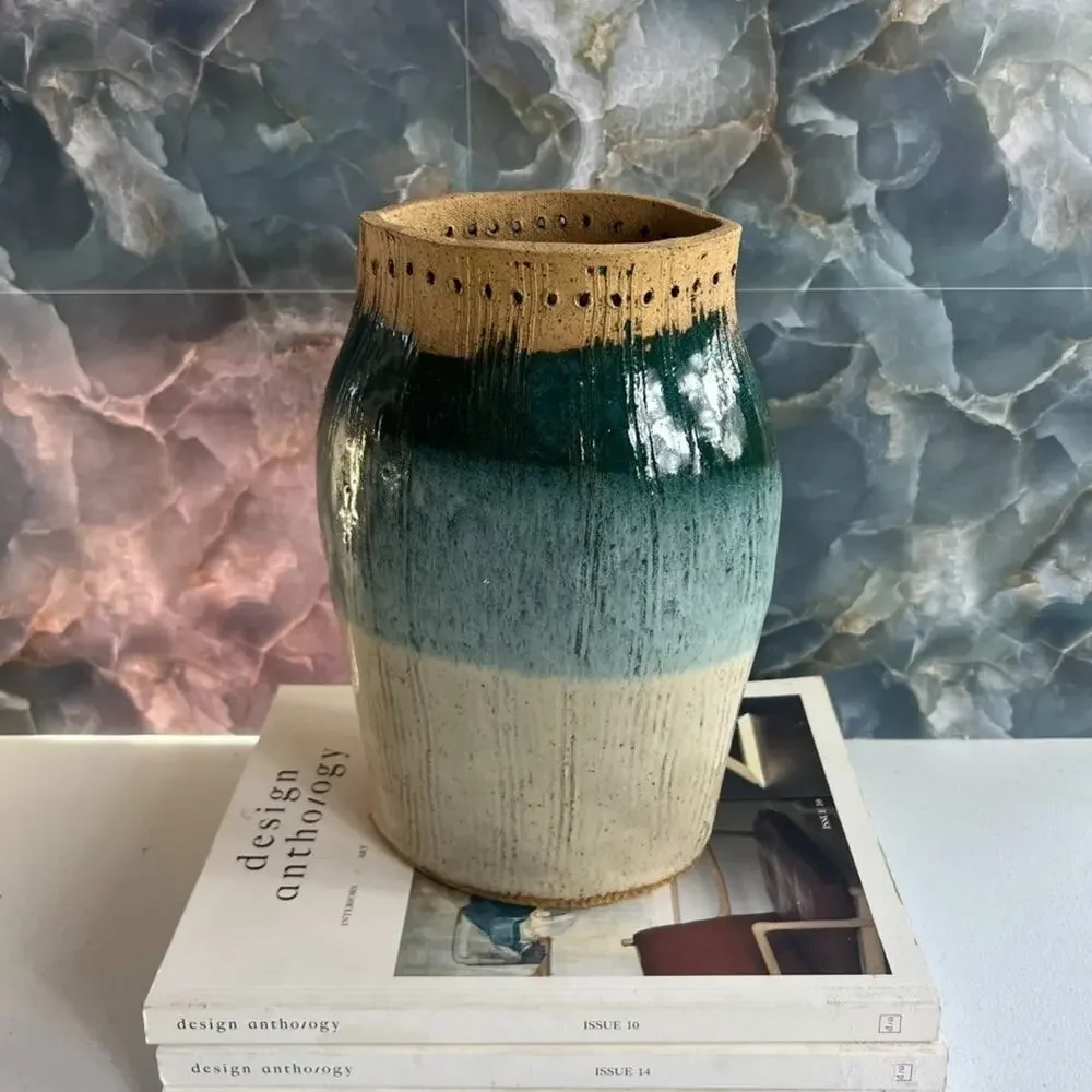 Studio Art Pottery Vase 10